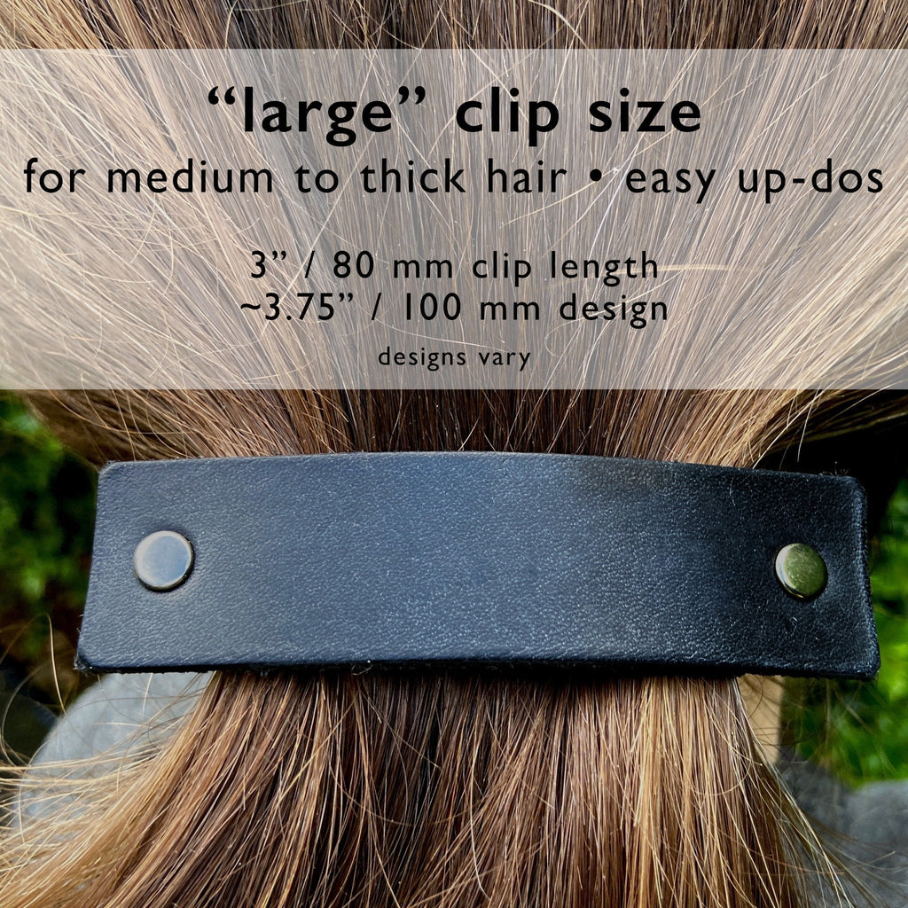 Bronze Weave Textured Barrette and Earring Gift Set