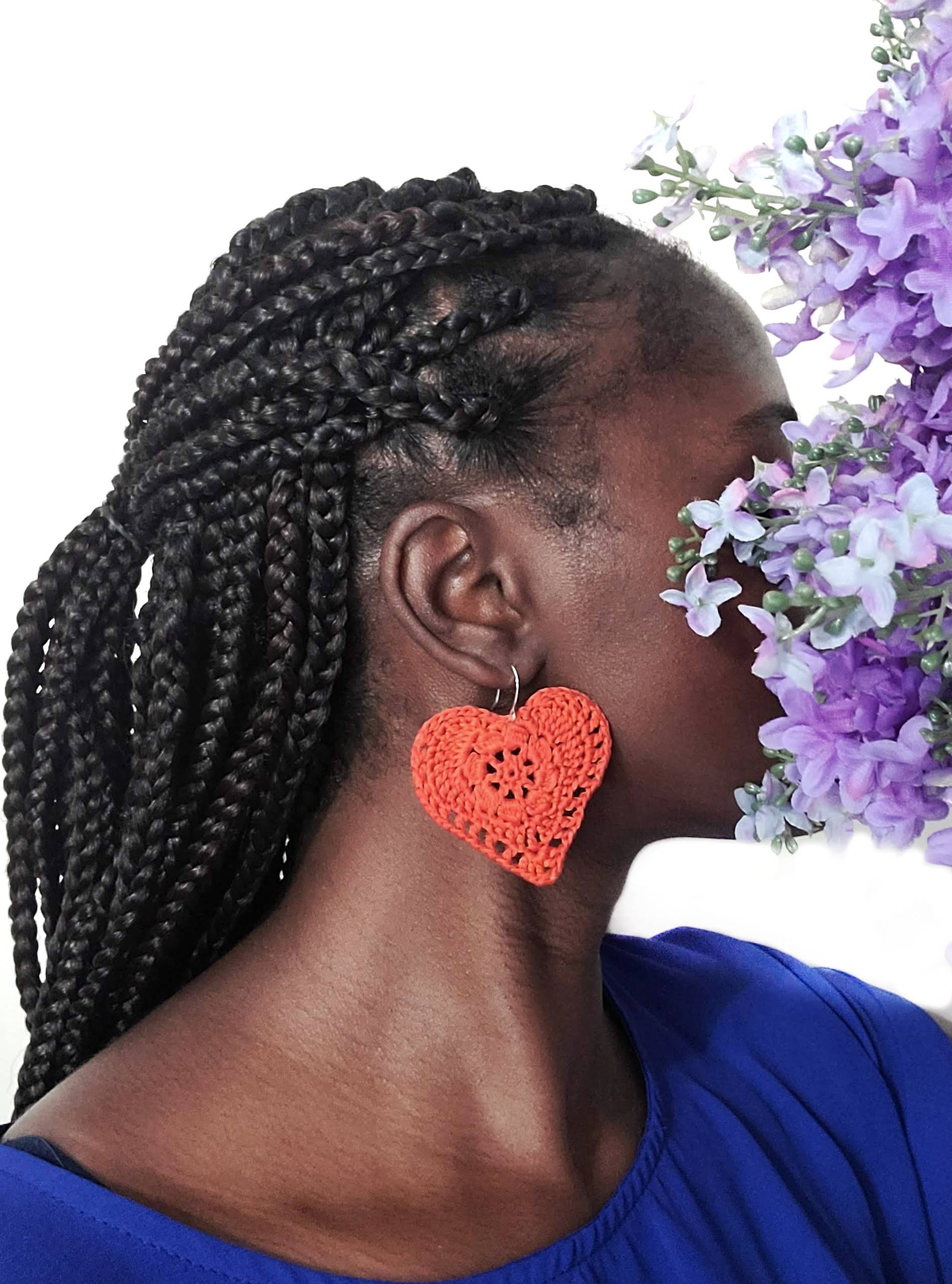 Statement Heart Earrings